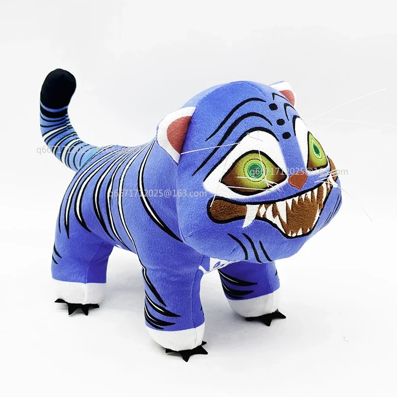 Porte-clés tigre en peluche démon Kpop Kawaii, accessoires de Cosplay de film chasseurs mignons, décoration suspendue pour enfant, ornements d'animaux