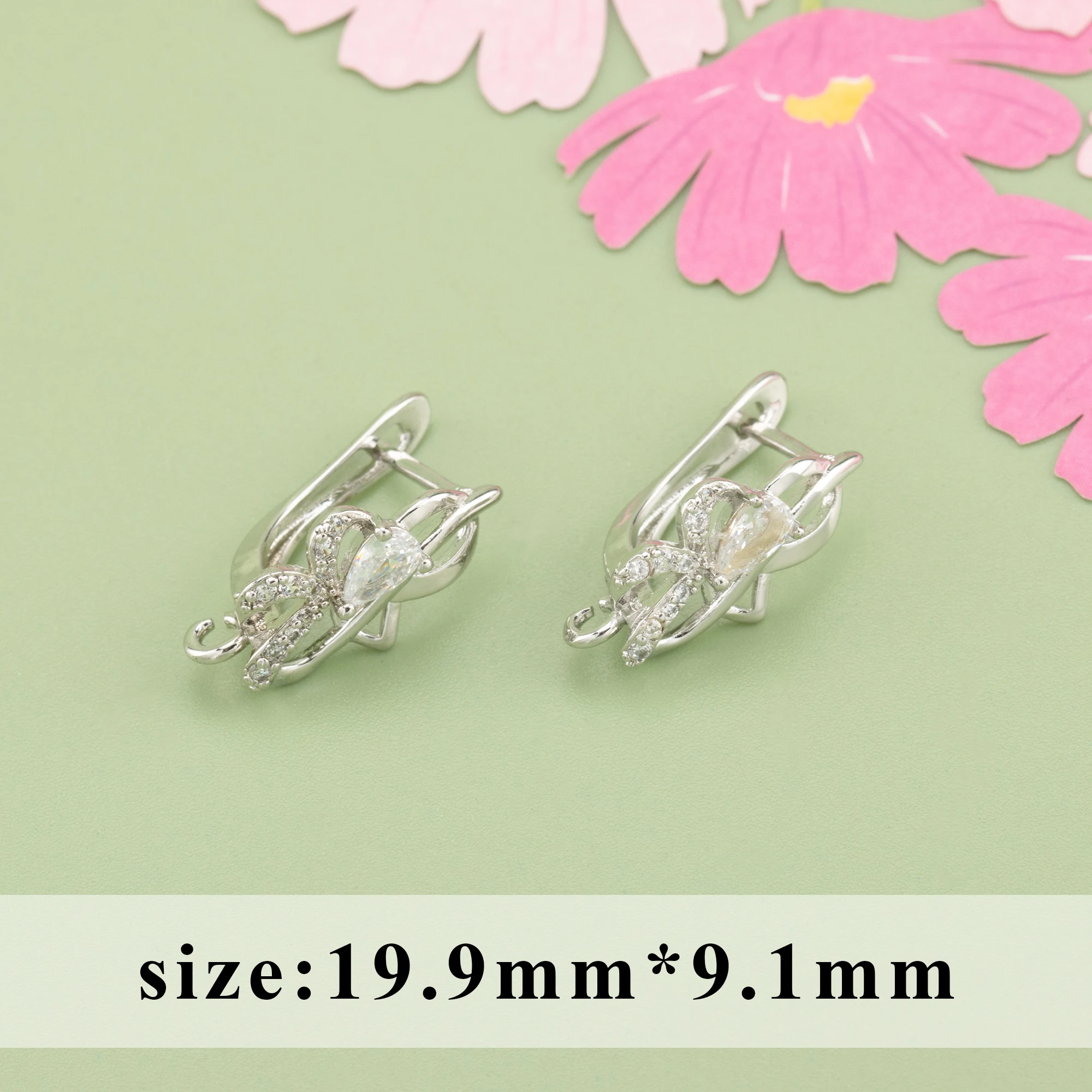 YEGUI M950,jewelry accessories,clasp hooks,18k gold plated,copper metal,charms,hand made,diy accessories,jewelry making,4pcs/lot