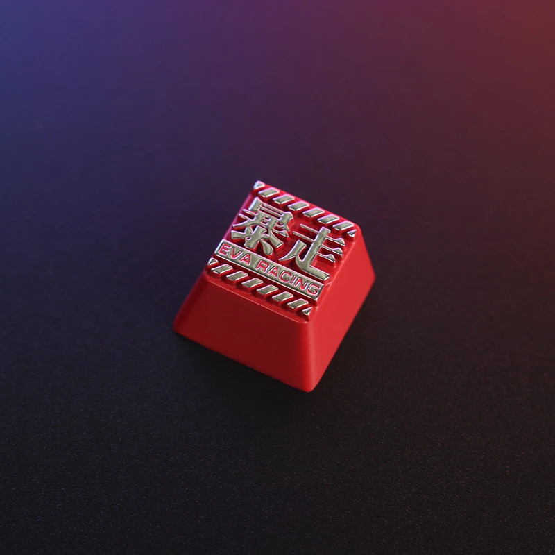 Keystone Eva Racing Artisan Keycap for Mechanical Keyboard 1 pc Zinc Aluminum Alloy Metal Customize Personalized DIY Game PC