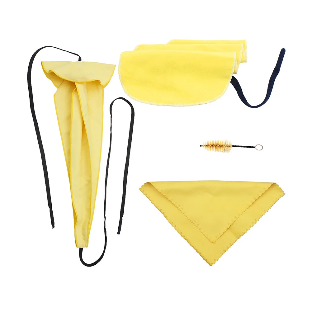 

1Set Saxophone Cleaning Tool Set Comprehensive Care Soft Cloth for Flute Clarinet Oboe Wind Instruments Flute Clean Cloth