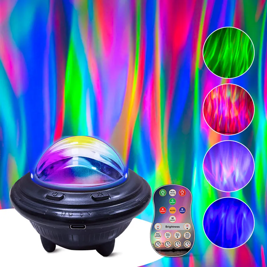

RGBW LED Northern Lights Starry Sky Projection Light Night Dreamy DJ Disco 18 Color Party Gift Christmas Atmosphere Lamp YFY10