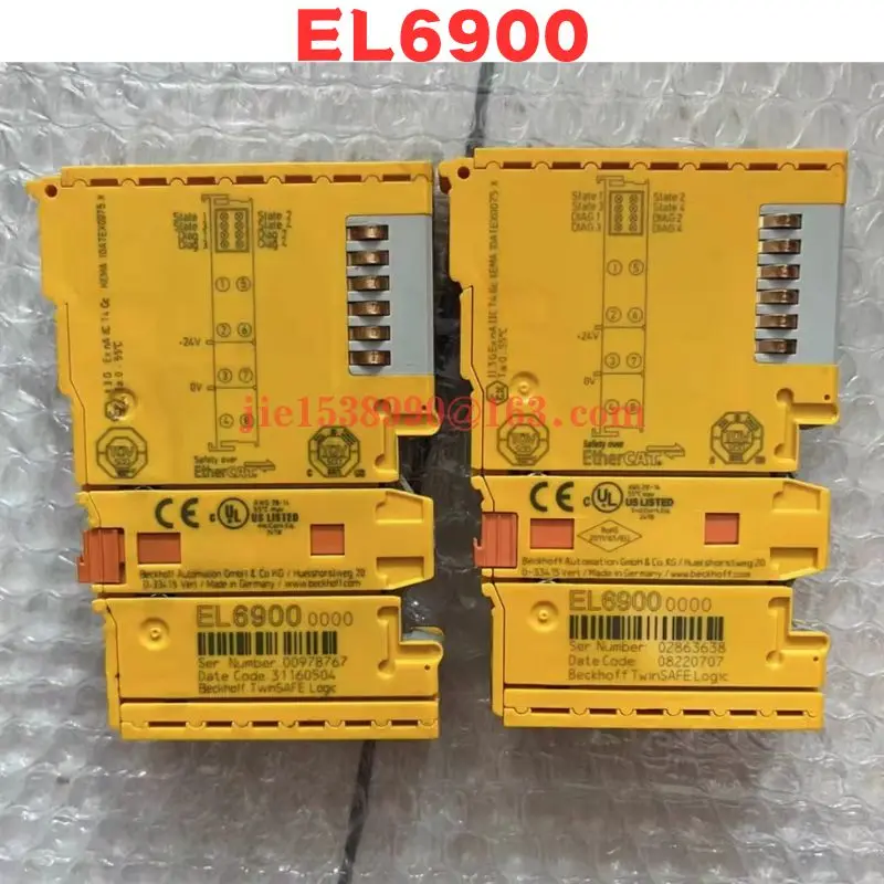 Used Safety terminal modules EL6900  Normal Function Tested OK