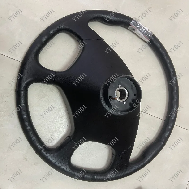 480mm Diameter Bus Steering Wheel Assembly Replacement Part For Medium Large Coach Minibus Passenger Vehicle