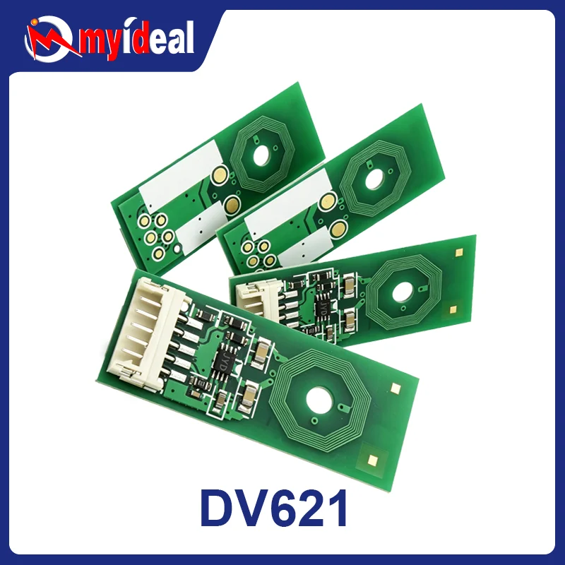 8pcs DV621 DV 621 Developer Unit Chip For Minolta Bizhub C450i C550i C650i C750i Developer Units Replacement DV-621