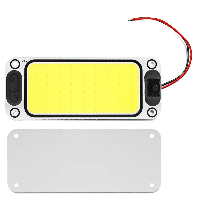 12-24v mobil truk Interior lampu baca 54 LED COB mobil Van tinggi truk kabin kubah Panel lampu pencahayaan Bar