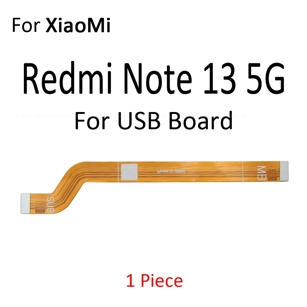 Main Motherboard Connector LCD Display Flex Cable For XiaoMi Redmi Turbo 3 Note 12 12R 12S 13 13R Pro Plus 4G 5G