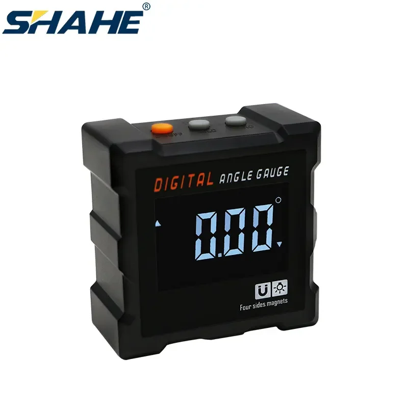 

SHAHE Black Mini Digital Protractor Electronic Inclinometer Angle Gauge Four Side Magnets Digital Angle Level Finder Tools