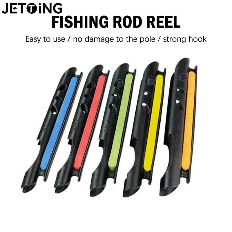 Fishing Coiling Plate Clip On Rod Fishing Line Holder Line Winding Plate Winding Board Bite Holder Rod Bobbin Tackle Accessories