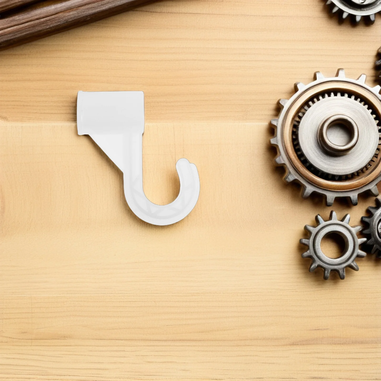 

10Pcs Heavy Duty Plastic Closet Rod Brackets 19mm Diameter Wardrobe Rail End Supports Stylish Versatile Easy Install Home Dorm