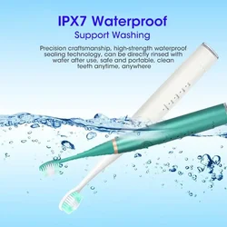 Electric Toothbrush with Sonic Cleaning 3-in-1 for Teeth Whitening & Oral Care - USB Charging & Replaceable Brush Head