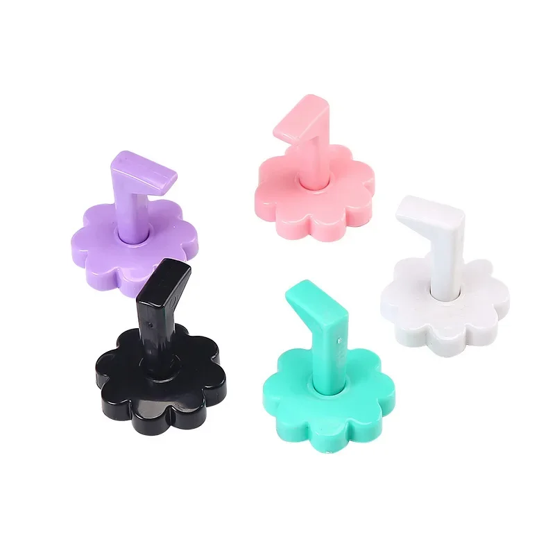 

10PCS Plastic Nail Polish Practice Training Display Stand Frame False Nail Art Tip Holders Salon DIY Manicure Tools