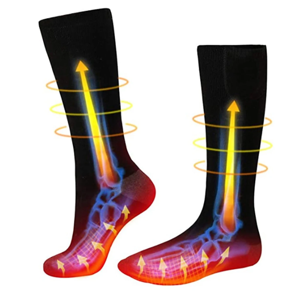 

Electric Heated Socks Battery Powered Cold Weather Heat Socks for Men and Women Outdoor Riding Camping Hiking Riding