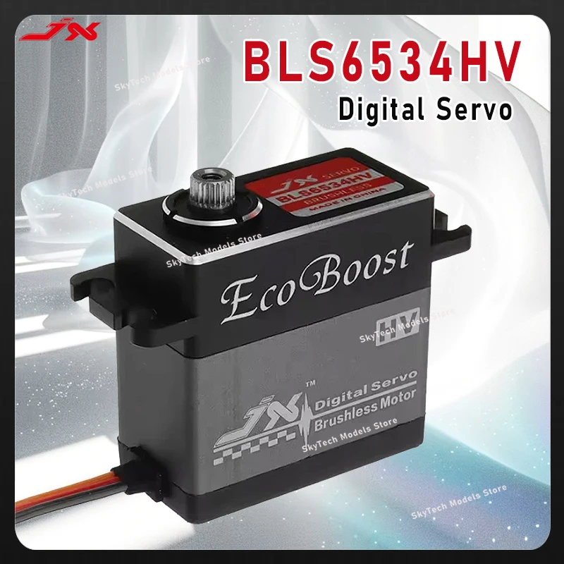 

JX Servo BLS6534HV Цифровой бесщеточный сервопривод — крутящий момент 33,7 кг @ 7,4 В, 0,11 с/60 ° , Металлическая шестерня 2BB, детали JR Connector RC FPV