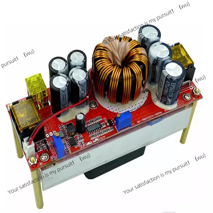 1500W Upgrade 1800W DC-DC Boost Constant Voltage Constant Current Adjustable Power Supply Module 12-60V Liter 12-90V