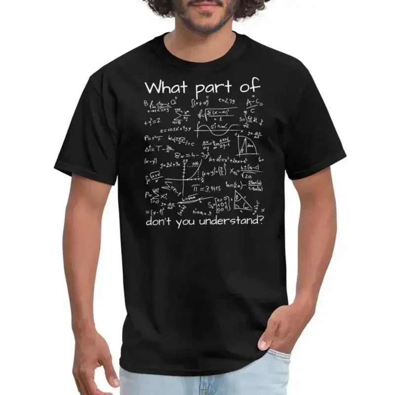 What Part Of Equations Don't You Understand Math Teacher Men's T Shirt