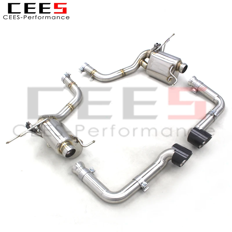 CEES Muffler Catback Exhaust System for Maserati Gran Turismo/GT Upgrade MC Style 2007-2021 Stainless Steel Electronic Valve