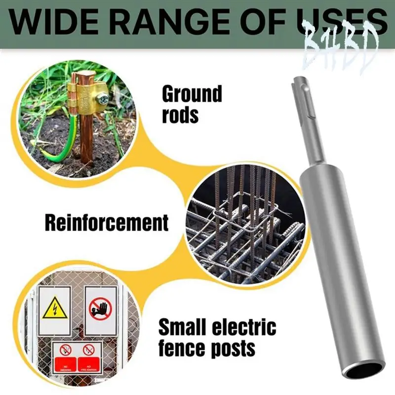 

BHBD-SDS-Plus Ground Rod Driver For 5/8Inch & 3/4Inch Rods - Durable And Professional,SDS Plus Hammer Drills Durable 25X170mm