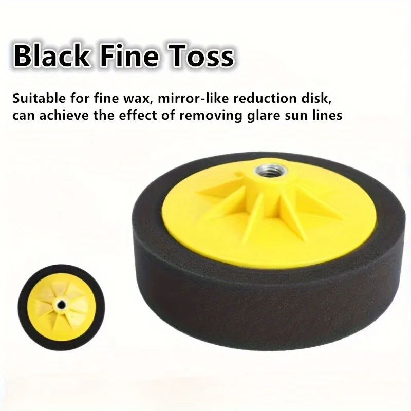 Discos de Polimento de 6 polegadas com Velcro – Conjunto de 3 Densidades para Polidores Rotativos e de Órbita, Cera Automotiva