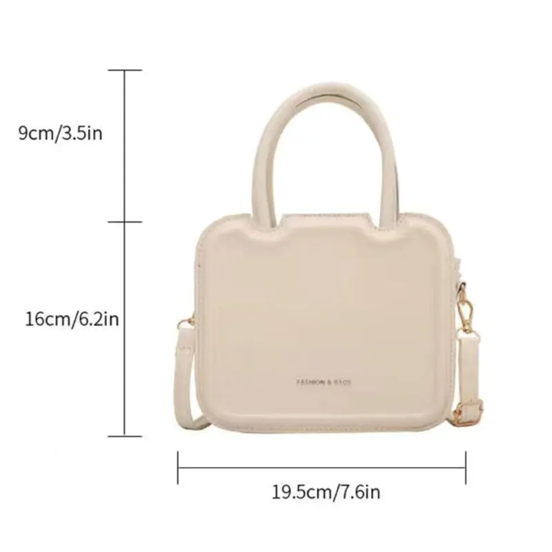 Women\'s Messenger Cross Bags Youth Fashion Solid Color Squre Bolsos Girls Small Shoulder Handbags Ladies Zipper Bags Phone Purse