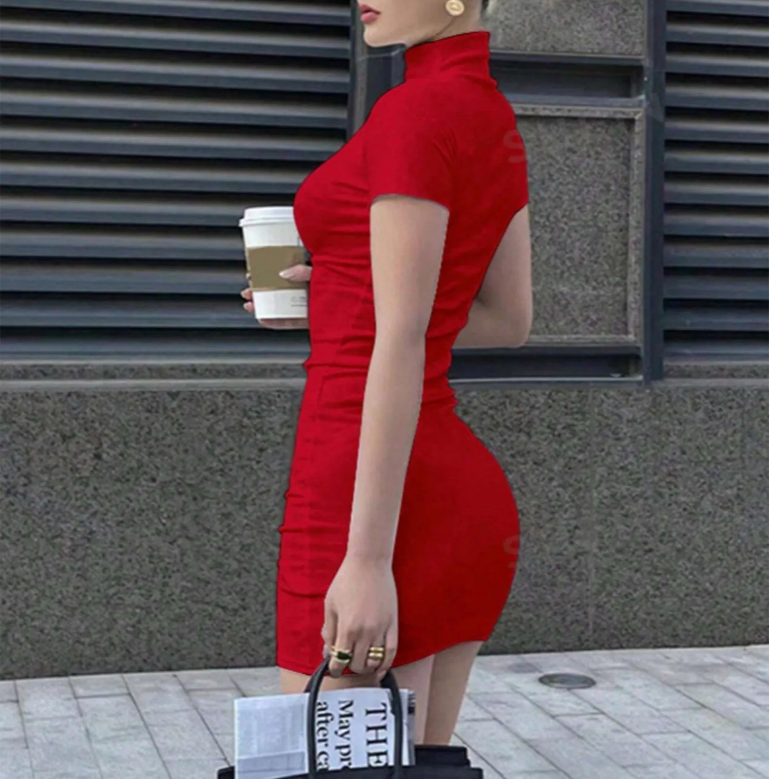 فستان نسائي ضيق على الورك بأكمام قصيرة فساتين ضيقة للفتيات حارة ملابس حفلات ضيقة ملابس صيفية مثيرة