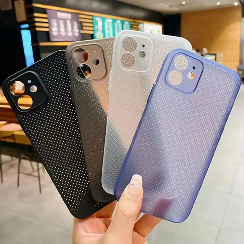 Ultradünne Wärmeableitende Kühlhüllen für iPhone 17 Pro 16 15 Pro Max 11 13 12 14 ProMax 18 Pro Matte Hartschale Stoßfest
