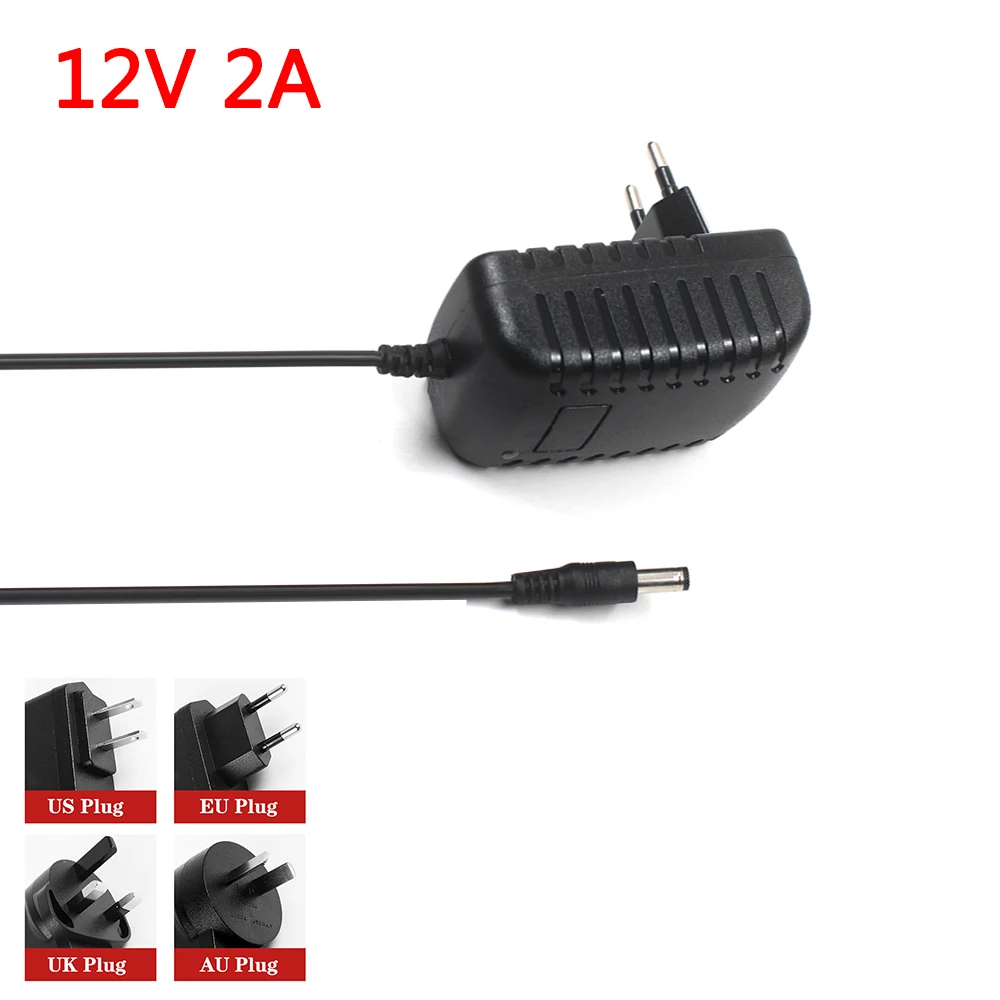 12v 2aスイッチ電源アダプターモニタリングルーターライトストリップ