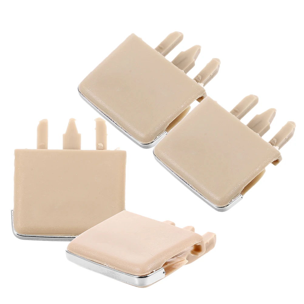 

4 Pcs Vent Blades Air Outlet Clip Conditioner of Car Tab Airflow for Conditioning Accessories Replacement Grille