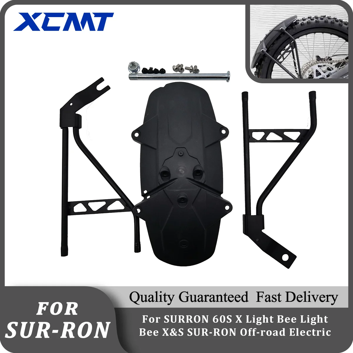 

Rear Wheel Fender Mud Guard Motorcycle Plastic Mudguards For Sur-Ron Surron Sur Ron Light Bee S X Off-Road Electric Vehicle