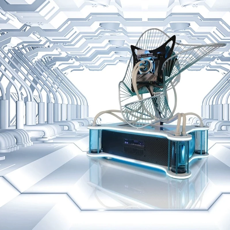 Desktop computer i9 13900K/RTX 4080/4090 special-shaped art water-cooled host