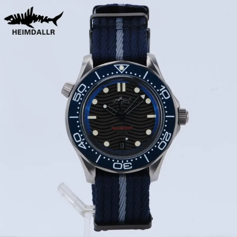 

Heimdallr Titanium NH35 Automatic Mechanical Men Dive Wristwatch C3 Luminous Sapphire Crystal 200M Waterproof Men Watch HMSO-02