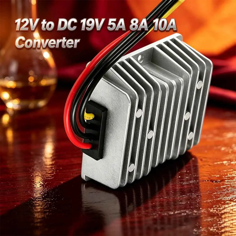 DC12V to DC 19V 5A 8A 10A Voltage Step Up Converter Boost Power Module Power Waterproof 12 Volt to 19 Volt Step Up Converter