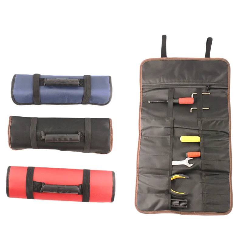 Portable Roller Tool Bags Multifunction Chef Knife Bag Practical Handbag Chisel Electrician Carrying Toolkit Instrument Package