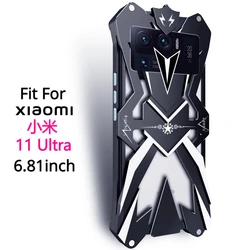 Cooling For Xiaomi Mi 11 Ultra 6.81inch Case Powerful Shockproof Screw Metal Frame For Xiaomi Mi11 Ultra Aluminum Bumper Cover