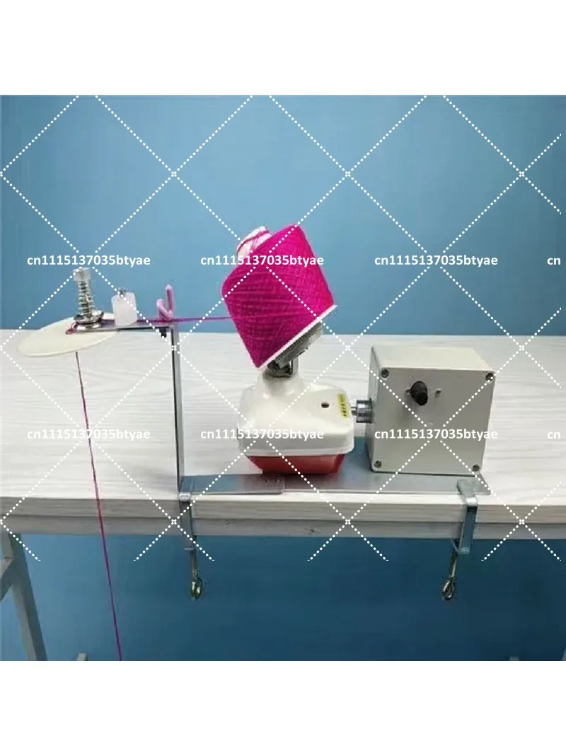 Electric Adjustable Speed Yarn Winder Machine Low Noise Coil Winder for Wool Cashmere Yarn Organizer Household Craft Tool