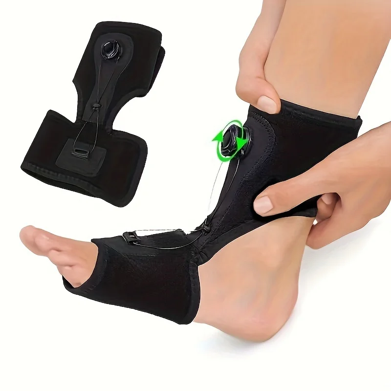 

Adjustable Ankle Support Brace With Rotary Knob, Compression Support, Sport Ankle Stabilizer