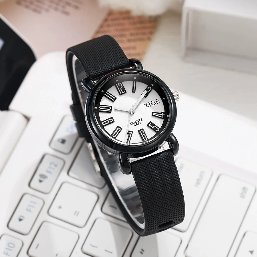 New Fashion Woman Silicone Watch Students Jelly Quartz Watches For Children Gifts Reloj Mujer Ladies Wrist Watch Kids Clock Hot
