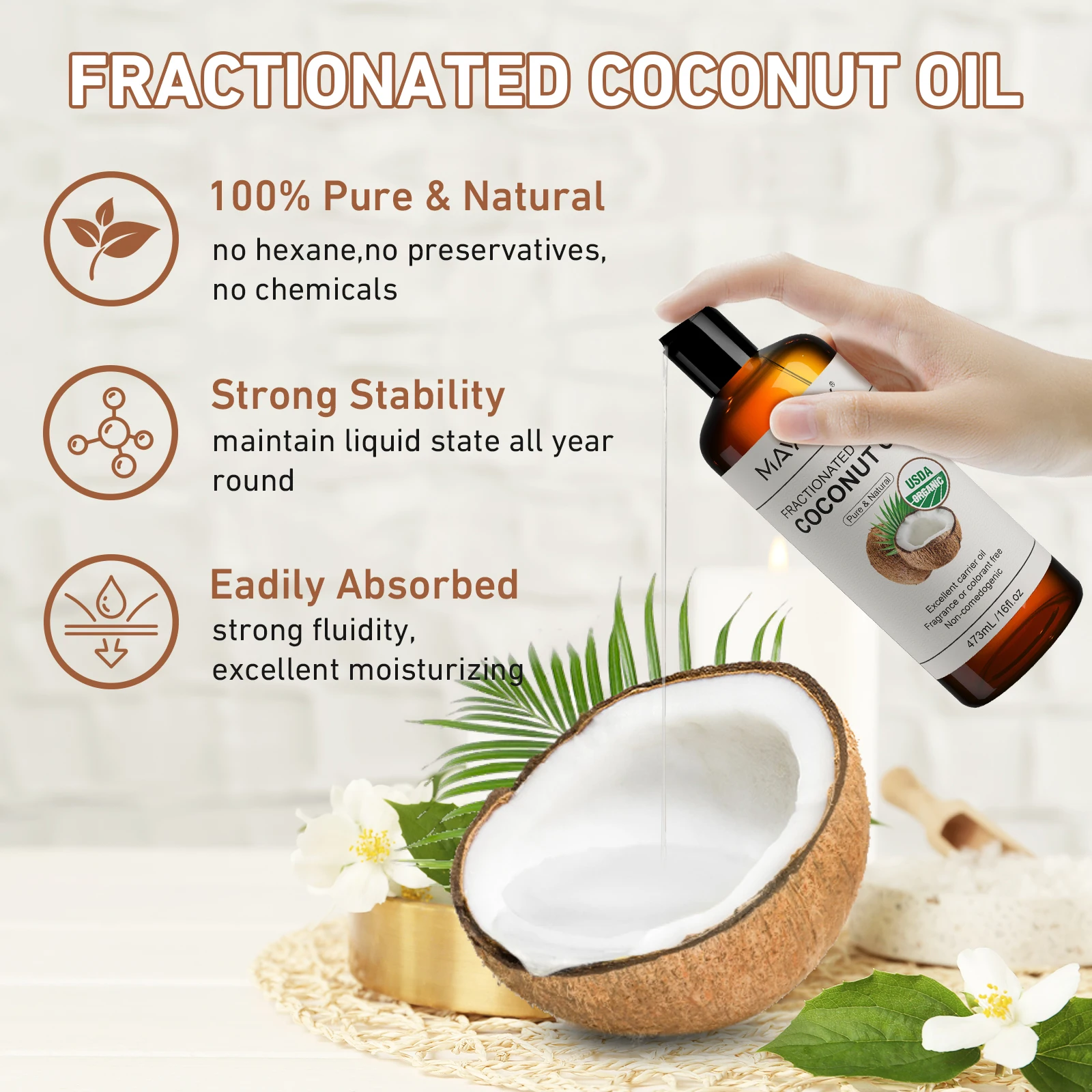 MAYJAM 473ml Pure Organic Cast - Castor Oil Cold Press ulasan dan harga