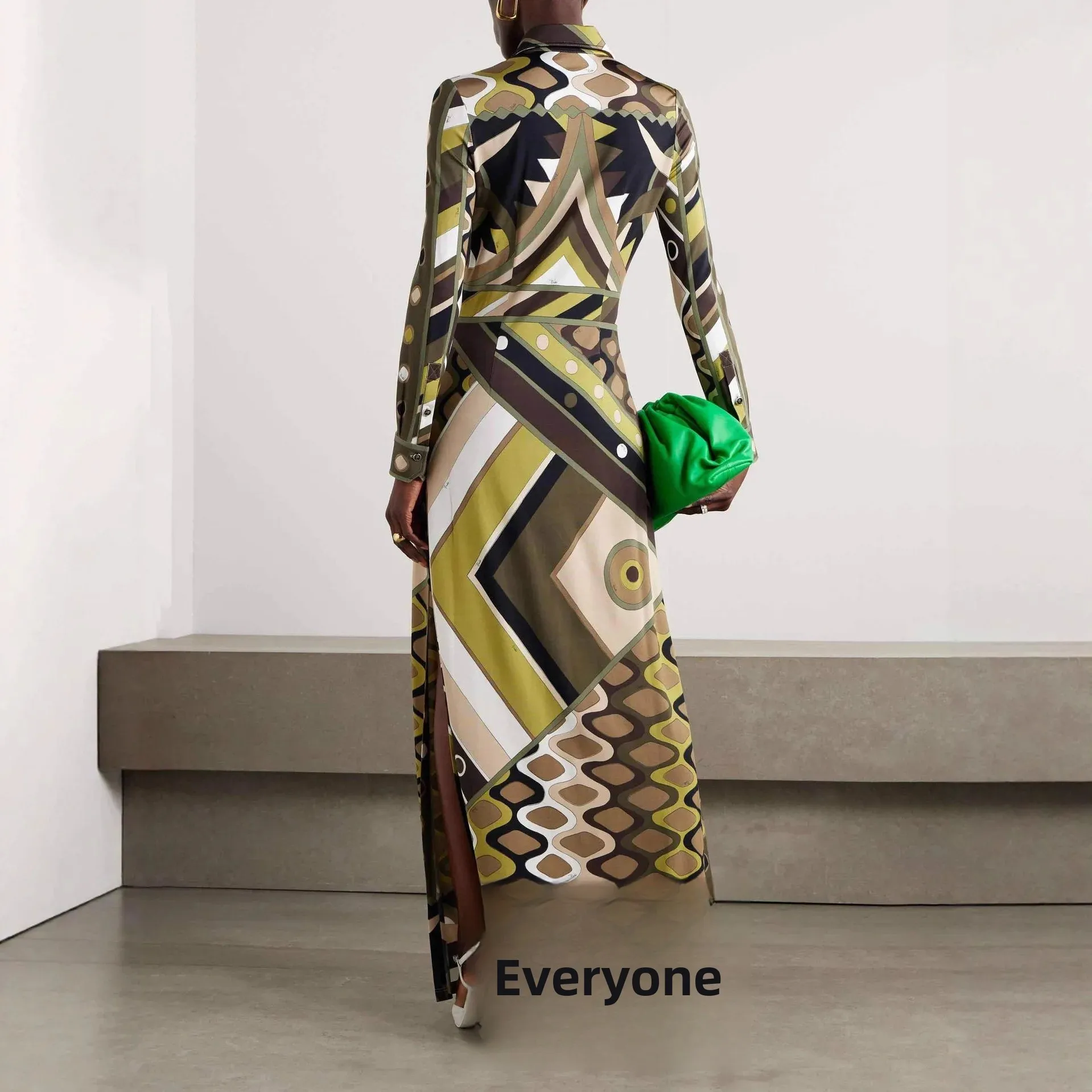 مثير رائجة البيع للموسم ملابس السباحة النسائية الحرارية عطلة الشاطئ فستان مجموعة عبر الحدود Temu كم كامل بولو الرقبة الركبة طول