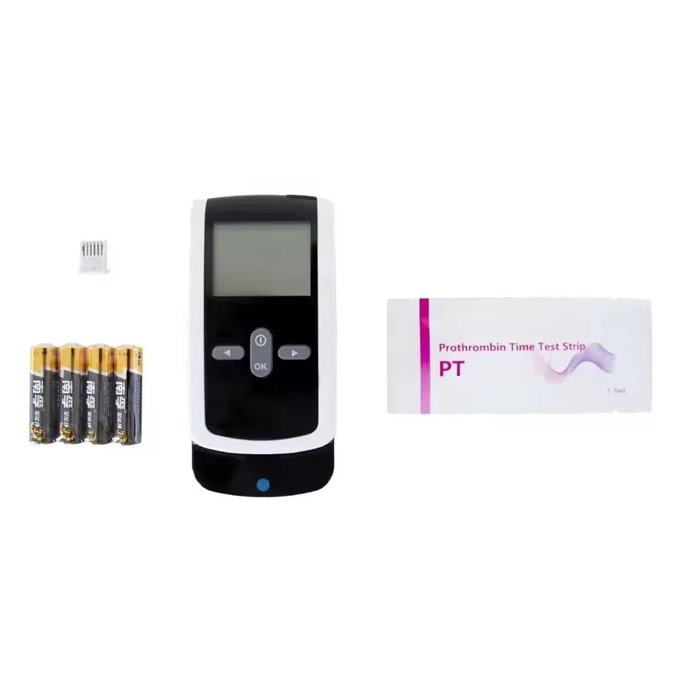 Handheld PT/INR Coagulation Analyzer System for Home Use with PT/INR Test Strip Portable Analyzer