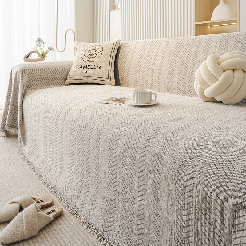 Sofa Cover Seat Furniture Cover For Living Room Home Sofa Protector Sofa Towel Wrinkle Resistant Thicken