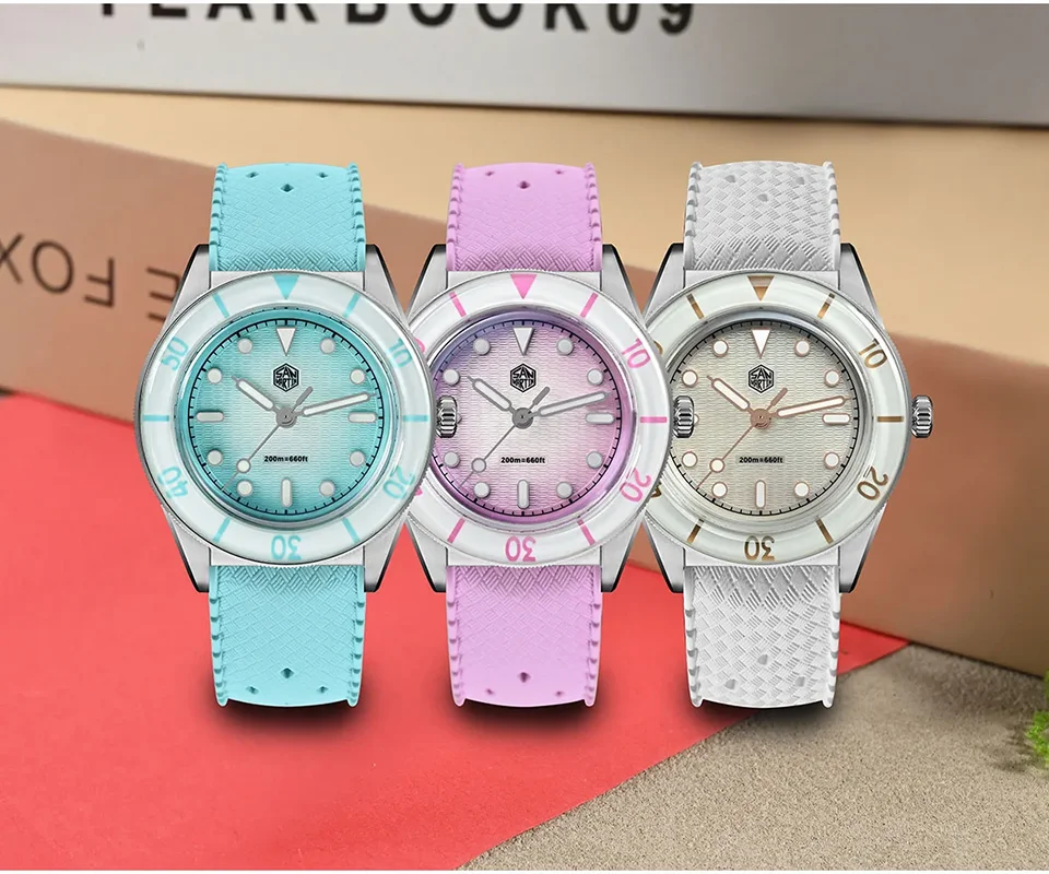 San Martin SN0151 quartz horlo - Guilloché Dial Watch recensie en prijs