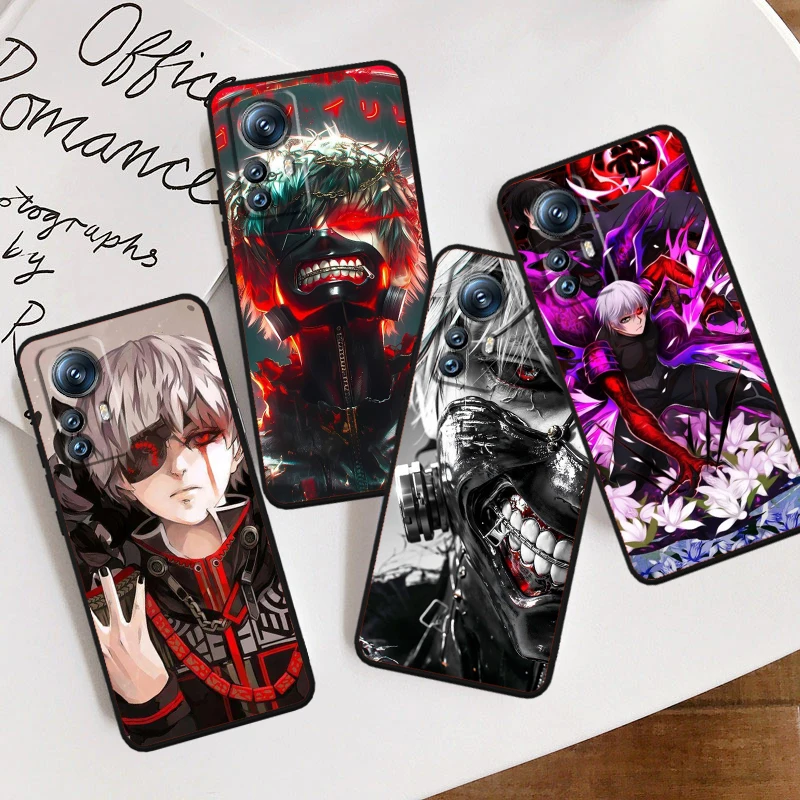 T-Tokyo Ghoul Cool Cute For Xiaomi Mi 14 13T 13 12T 12 11T 11i 11 10T 10 Pro Lite Ultra 5G Black Back Phone Case