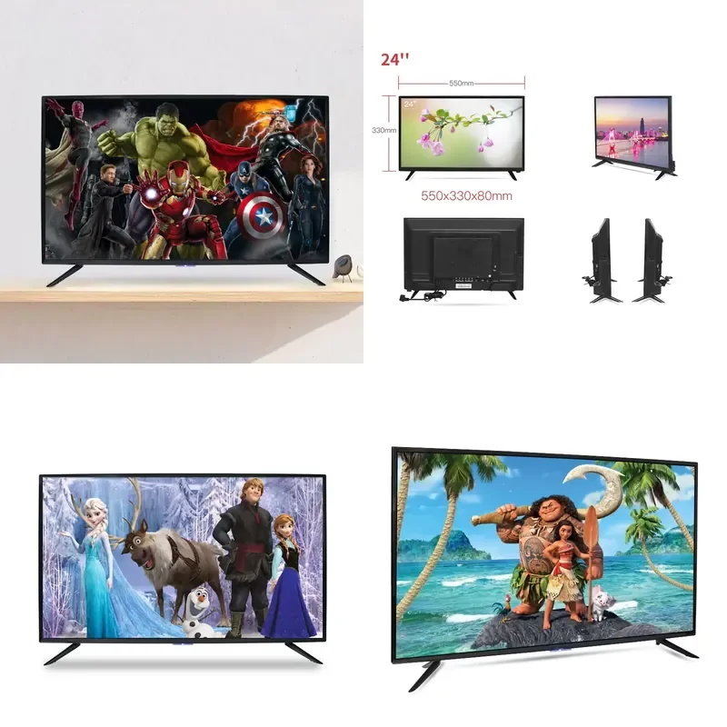 for Shenzhen Manufacturer 24 Inch Smart TV 1366x768 60Hz 6.5ms Fast Response Computer Display Monitor Screen