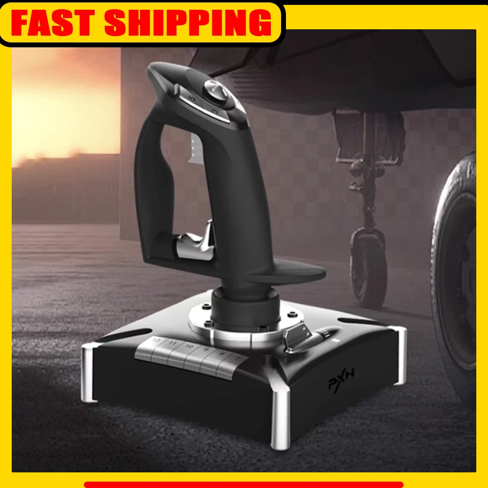 

PXN 2119 PRO симулятор полета, геймпад, контроллер вибрации, джойстик для ПК/настольного компьютера PS4, джойстик полета, игровой контроллер, подарки