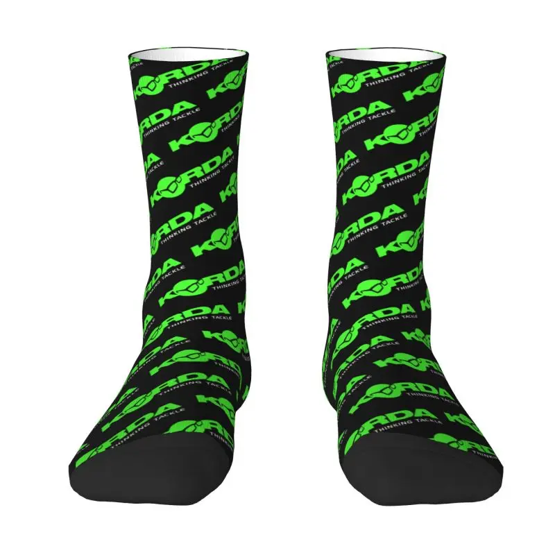 Fashion Korda Fishing Logo Socks Women Men Warm 3D Printing Fish Carp Fisherman Gift Basketball Sports Socks