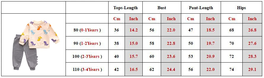 1-4Year Kid Boy Clothes Fall Long Sleeve Cartoon Print Sweatshirt Pant 2Pcs Set Baby Sportwear Toddler Tracksuit Boy Outfit A506