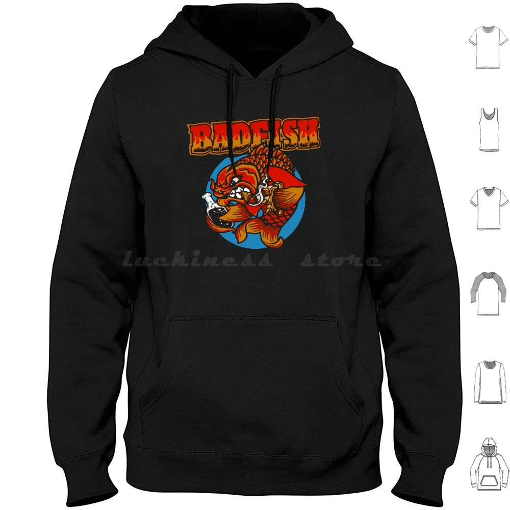 It'S A Badfish Hoodie cotton Long Sleeve Skinhead Skinhead Reggae Skinhead Pride Skinhead Girl Rudeboy Ska Rocksteady