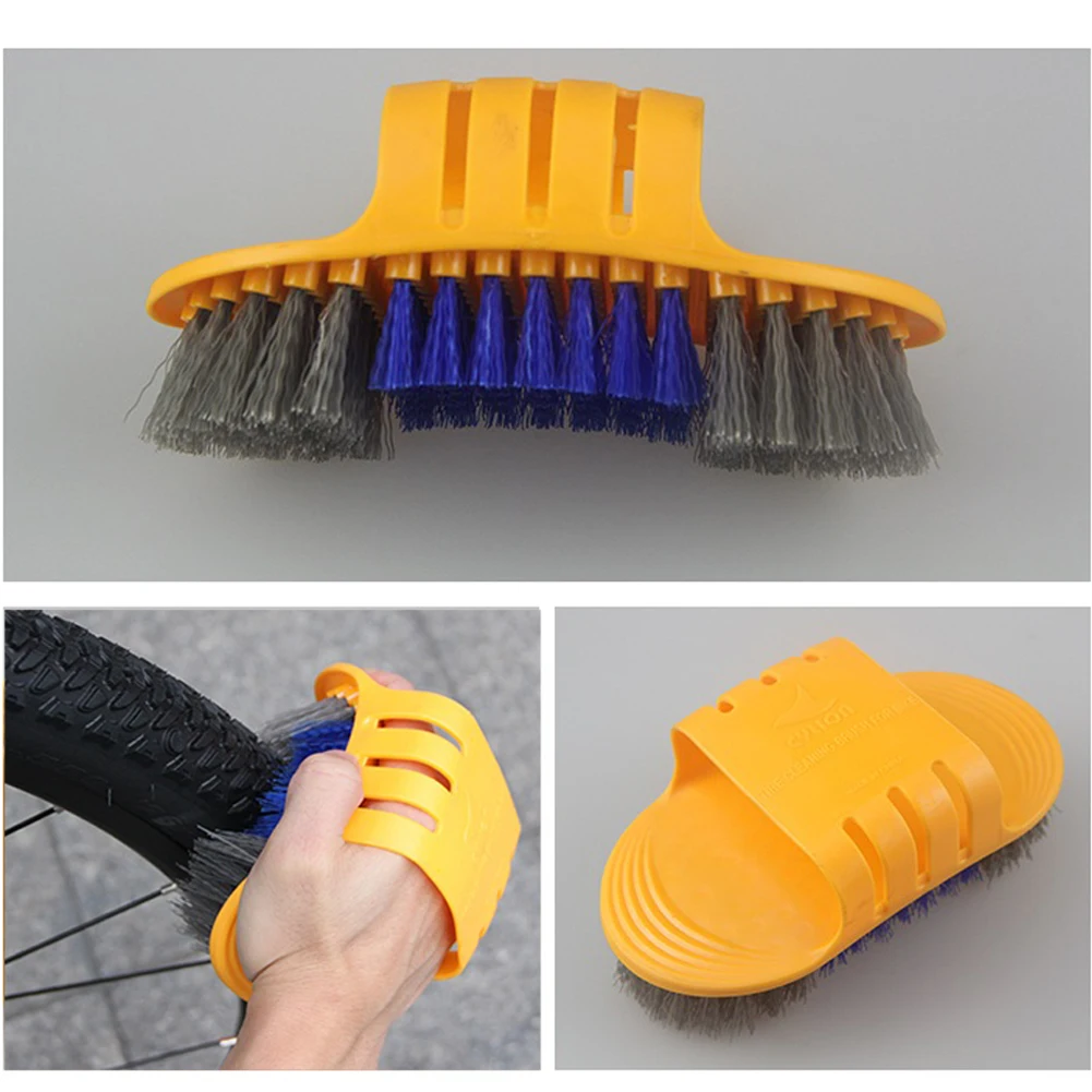 6Pcs Bicycle Cleaning Set Multi-Function Chain Cleaner Bicycle Clean Brush Kit Bike Wash Tool for Mountain Bike Road Bike