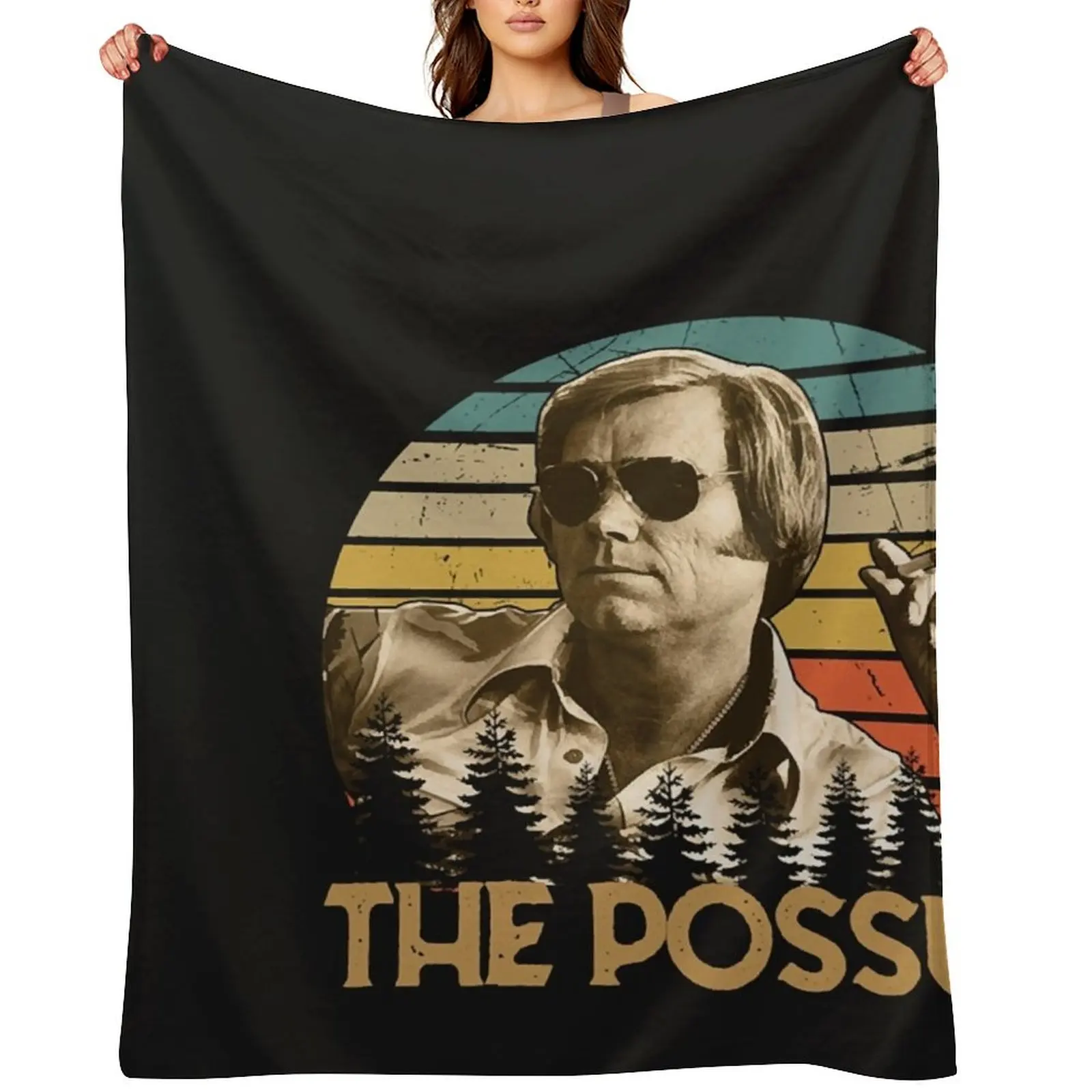 

Retro George Tees Jones Country Music - The Possum Love Gift T-Shirt Throw Blanket Plaid Luxury Brand Thins Cute Blankets