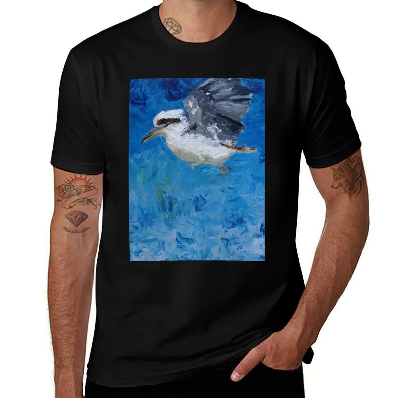 

Buoyed by the Blue Sky T-Shirt cotton t shirts high quality t shirts for man graphic tees man graphic t shirt T-shirt